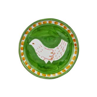 Arcucci feather green flat oil &oslash;10 cm