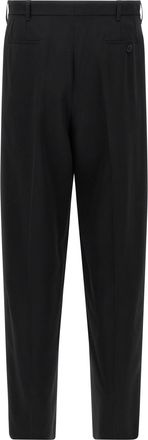 Marni Mens Black Virgin Wool Dress Pants