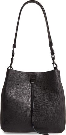 Rebecca Minkoff Darren Deerskin Leather Shoulder Bag in Black at Nordstrom