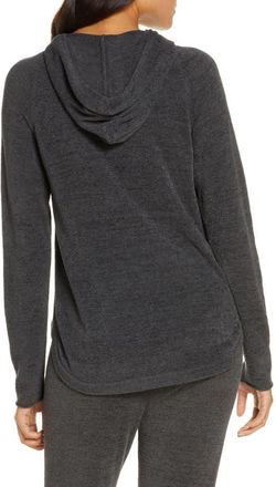 Barefoot Dreams CozyChic Ultra Lite Hoodie in Carbon at Nordstrom, Size Medium