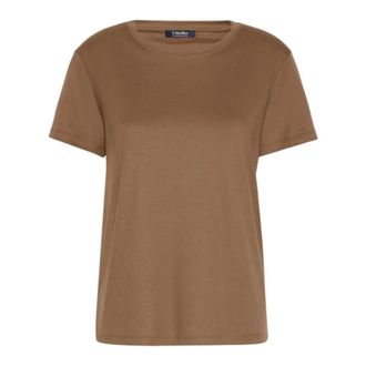 Max Mara Dames, Tops, Bruin, Maat: XS Katoen