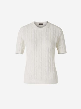 PESERICO Contrast Cotton Jersey