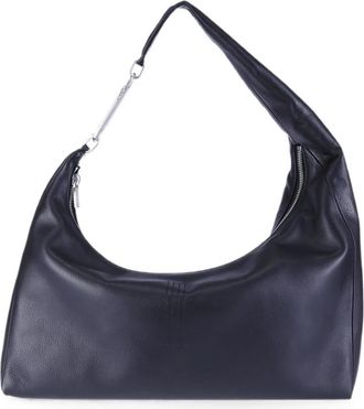 Rick Owens Gemini Leren Schoudertas - Dames - Schoudertassen - Zwart - ONE Size - Leer - Tassen