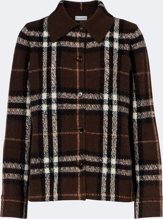 Burberry Giacca camicia Burberry Check in cashmere