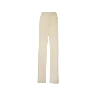 Max Mara Mujer, Pantalones, Blanco, Talla: S