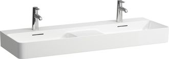 Laufen Val Lavabo Doble, 3 Agujeros Para Grifo, Con Rebosadero, - Laufen