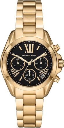 Michael Kors Womens Bradshaw MK6959 36mm Gold Stainless Steel Ladies Chronograph Watch - One Size
