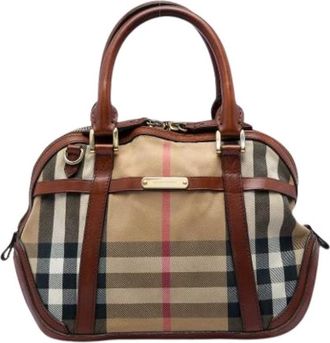 Burberry Pre-owned Bridle Orchard - Dames - Vintage Handtas - Bruin - ONE Size - Leer - Vintage