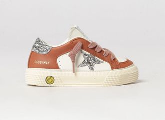 Golden Goose Sneakers May da bambino in pelle con inserti glitter
