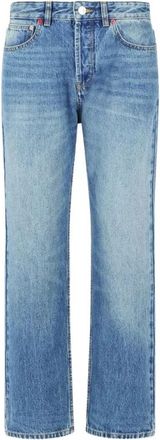Isabel Marant Vaqueros Rectos Drolane de Tiro Alto - Jeans - Mujer - Azul - XS