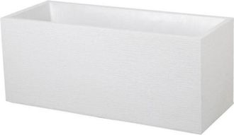 Eda Eda - Vaso De Flores Graphit - 99,5 X 39 X H 43 Cm - 97,6 L - Blanco Cerus&eacute;