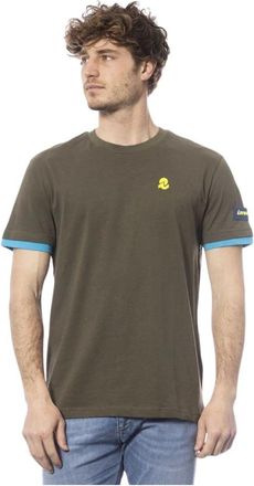 Invicta T-shirt met korte mouwen en ronde hals - Heren - T-shirts - Groen - 2XL - Katoen - Tops