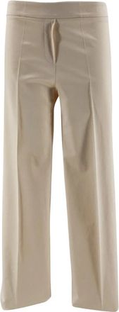 D.exterior Broeken - Dames - Straight fit broeken - Beige - XS - Broeken