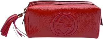 Gucci Pre-owned Soho Mini Cosmetic Pouch - - Pre-owned - Donna - Rosso - ONE SIZE
