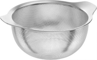OEM Colador Acero Inoxidable Fina, 16 X 23 X 8,5 Cm, Recipiente Escurrir / Colador Arroz / Recipiente Enjuagar / Lavador Arroz, Duradero Lavavajillas