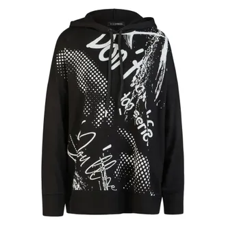 Doris Streich Dames, Sweatshirts & Hoodies, Zwart, Maat: 4XL