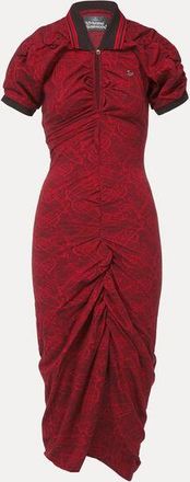 Vivienne Westwood Pulling Dress Jacquard Piquet Graffiti-orbs XS Women