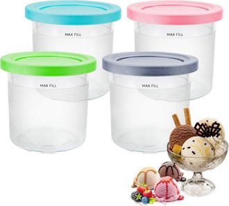 OEM Ninja Creami Aplicable - Juego De Helados De Lujo De 4 Piezas