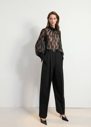 Mango Tuta combinata pizzo nero - Donna - XS - MANGO