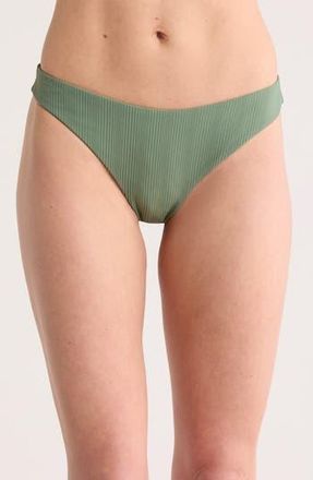 Dippin' Daisy's Swimwear Nocturnal Bikini Bottoms in Avocado Mini Rib at Nordstrom Rack, Size X-Small