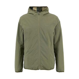 Barbour Light Jackets, male, Green, Size: 2XL Reversible Kemble Showerproof Jacket