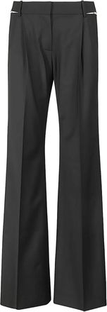 ANNA OCTOBER Pantaloni svasati sartoriali - Nero