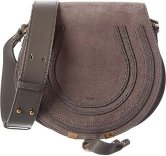 Chlo&eacute; Marcie Suede Saddle Bag