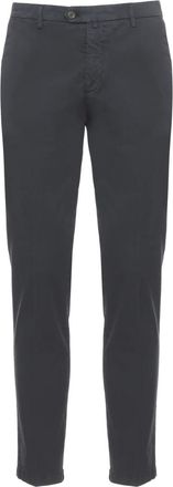 BRIGLIA 1949 Broeken, Heren, Blauw, M, Katoen, Katoenen Chino Broeken