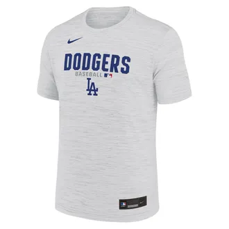 Nike Los Angeles Dodgers Authentic Collection Nike Mens Dri-FIT MLB T-Shirt in White | 02ER10ALD-RMG
