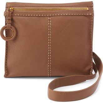 Hobo Medium Austin Leather Crossbody Bag in Timber Brown at Nordstrom