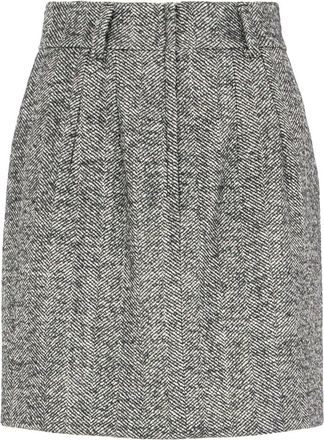 Dolce & Gabbana Gonna Corta in Lana - - Skirts - Donna - Grigio - S