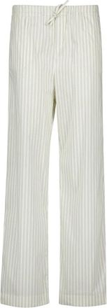 Iro Lia Gestreepte Broek - Dames - Pyjama - Beige - M - Katoen - Nachtkleding