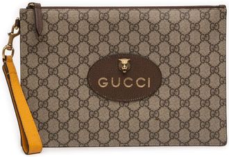 Gucci Pre-owned Gucci GG Supreme Neo Vintage Clutch Unisex 473956 203887