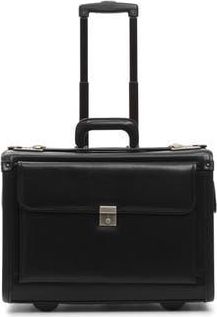 Korchmar MobileMax 18 Wheeled Leather Catalog Case in Black at Nordstrom