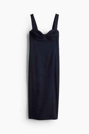 H&M Bodycon-Kleid - Marineblau
