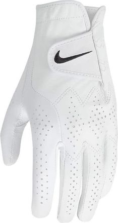 Nike Heren Tour Classic IV Leren Golfhandschoen (Wit)