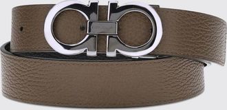 Ferragamo Cintura Gancini Ferragamo reversibile in pelle martellata