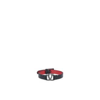 Valentino Garavani Bracelets, male, Black, Size: S/M Bracelets