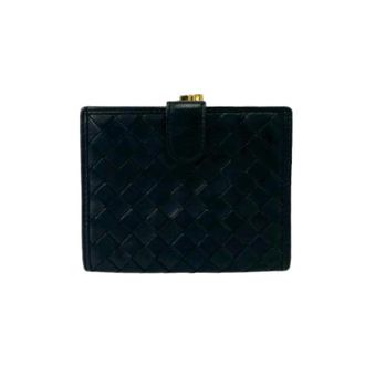 Bottega Veneta Pre-owned Wallets, female, Black, Size: ONE SIZE Pre-owned Intrecciato Leather Wallet
