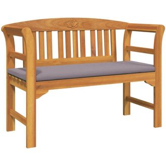 vidaXL Rose Bench Natual 114 x 46 x 82.5 cm Solid Acacia Wood vidaXL