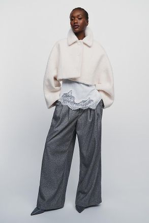 Maeve Boxy Micro Coat Jacket