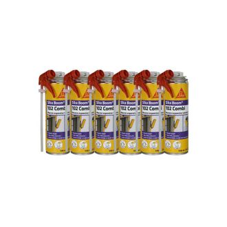 Sika Paquete De 6 Expansores De Espuma De Poliuretano Sika Boom 102 Combi - 500ml