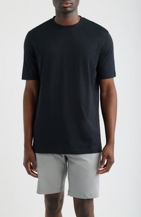 Scott Barber Liquid Pima Cotton T-Shirt in Black at Nordstrom, Size Medium
