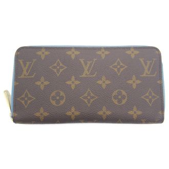 Louis Vuitton Blue Blue Jean Monogram Monogram Canvas Long Wallet (Bi-Fold) (Pre-Owned)