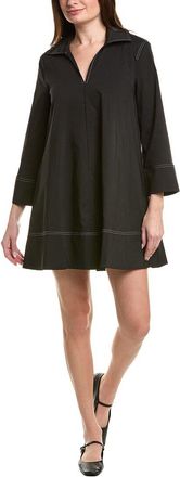 English Factory Contrast Stitch Detailed Mini Dress