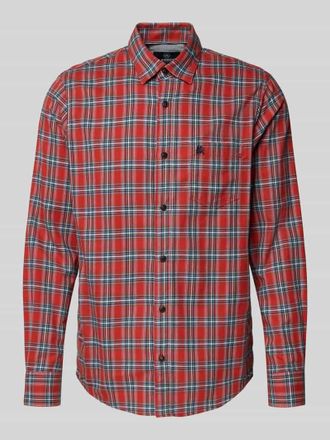 Lerros Freizeithemd mit Knopfleiste in Rot, Gr&ouml;&szlig;e M