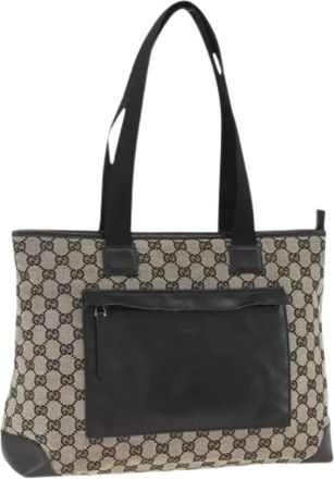 Gucci Pre-owned Tote Bags, female, Beige, Size: ONE SIZE Pre-owned Vintage Tote Bag