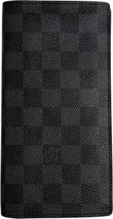 Louis Vuitton Black Damier Graphite Long Wallet (Bi-Fold) (Pre-Owned)