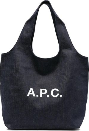 A.P.C. A. p.c. Ninon Logo-print Tote Bag