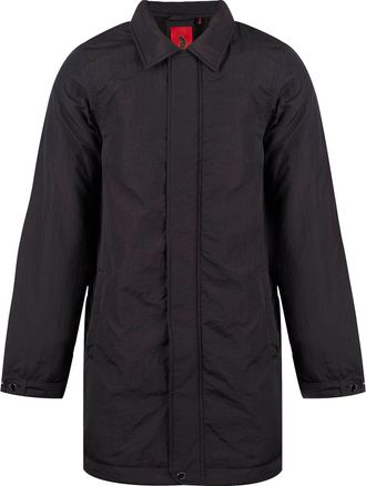 Luke 1977 Mens Washington Coat in Black Nylon - Size X-Large